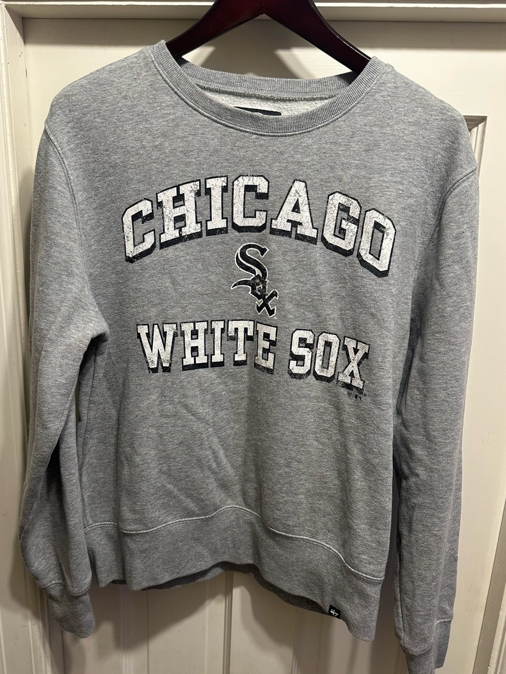 '47 Black and Gray Branded Crewneck Sweatshirt